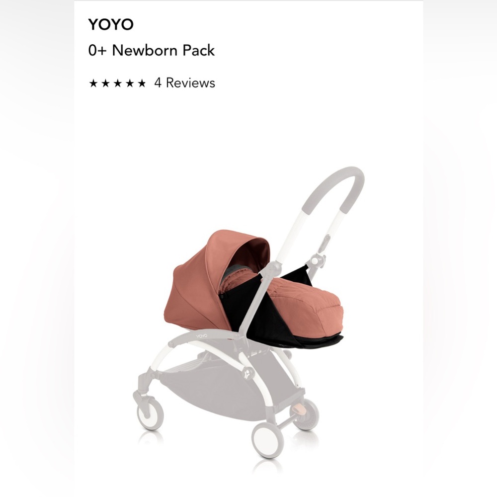Stroller with Pink and Black Canopy